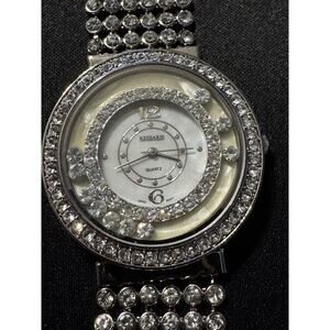 Kessaris Sparkling Crystal Rhinestones Ladies Watch  (needs Battery)